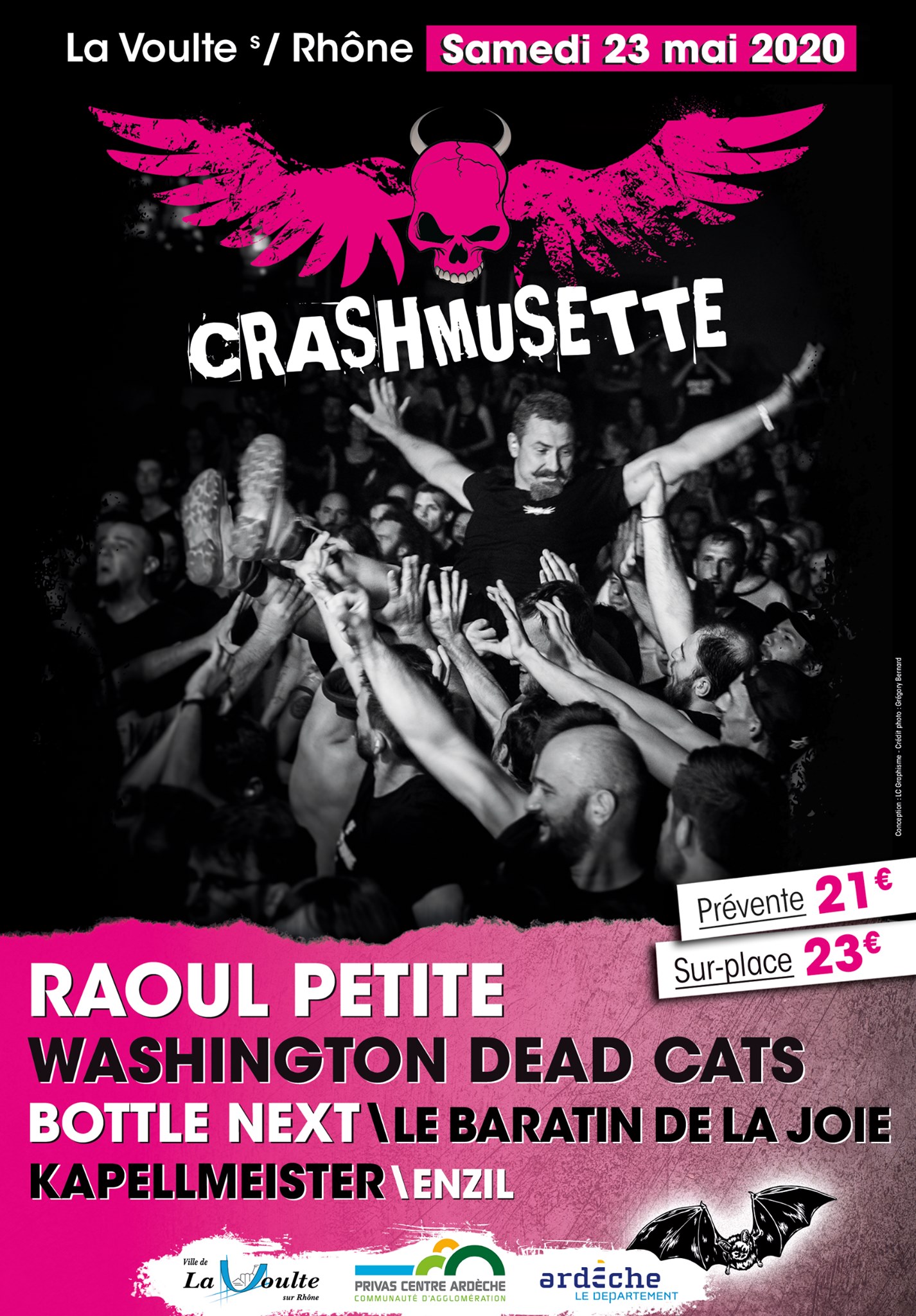 Raoul Petite et Washington Dead Cats seront notamment présents au Printemps du Crashmusette.