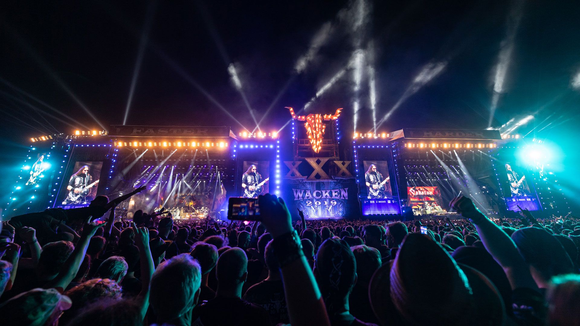 Une scène du Wacken Open Air Festival