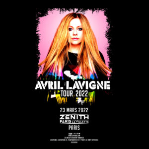 Affiche Avril Lavigne à Paris