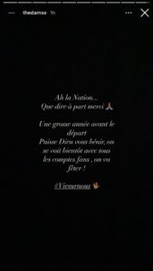 Damso tournée 2022 insta