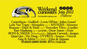 week-end curiosités 2022