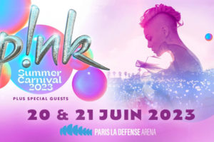 PINK en concert à Paris en juin 2023