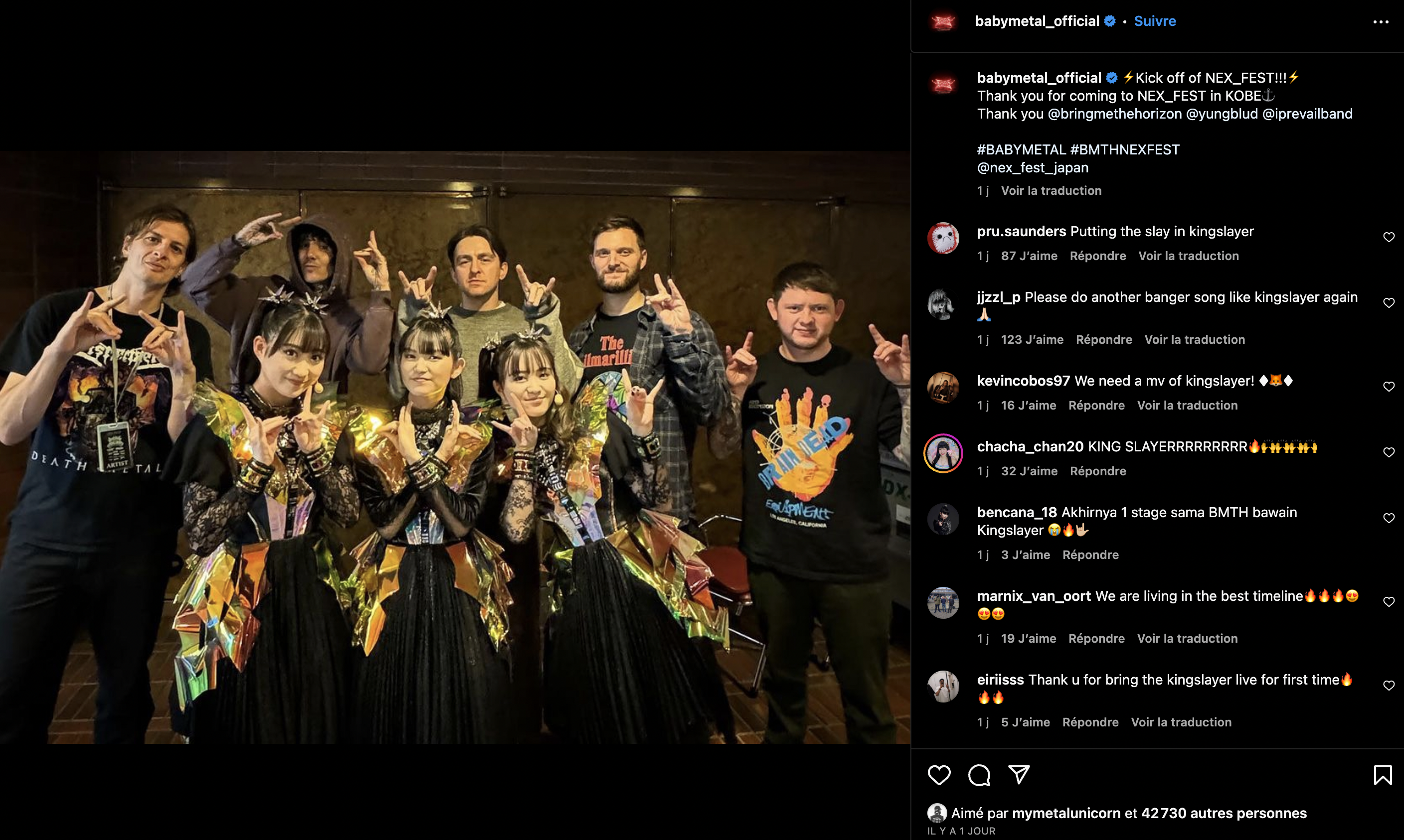 Babymetal x Bring Me The Horizon 2023 - NEX_FEST