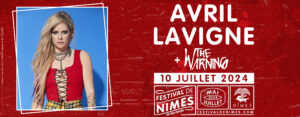 Avril Lavigne au Festival de Nîmes 2024