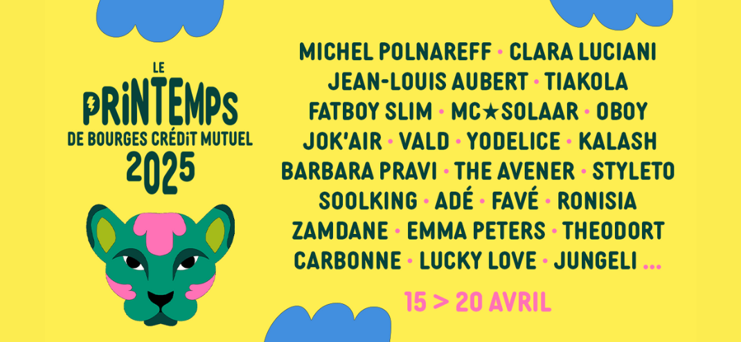 Agenda | Le Printemps de Bourges 2025 ajoute de nouveaux noms à sa ...
