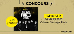 Gagne ta place pour Ghost9 au Cabaret Sauvage