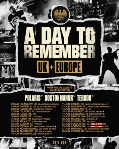 A Day To Remember : tournée UK + Europe 2025
