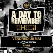A Day To Remember à l'Olympia en 2025