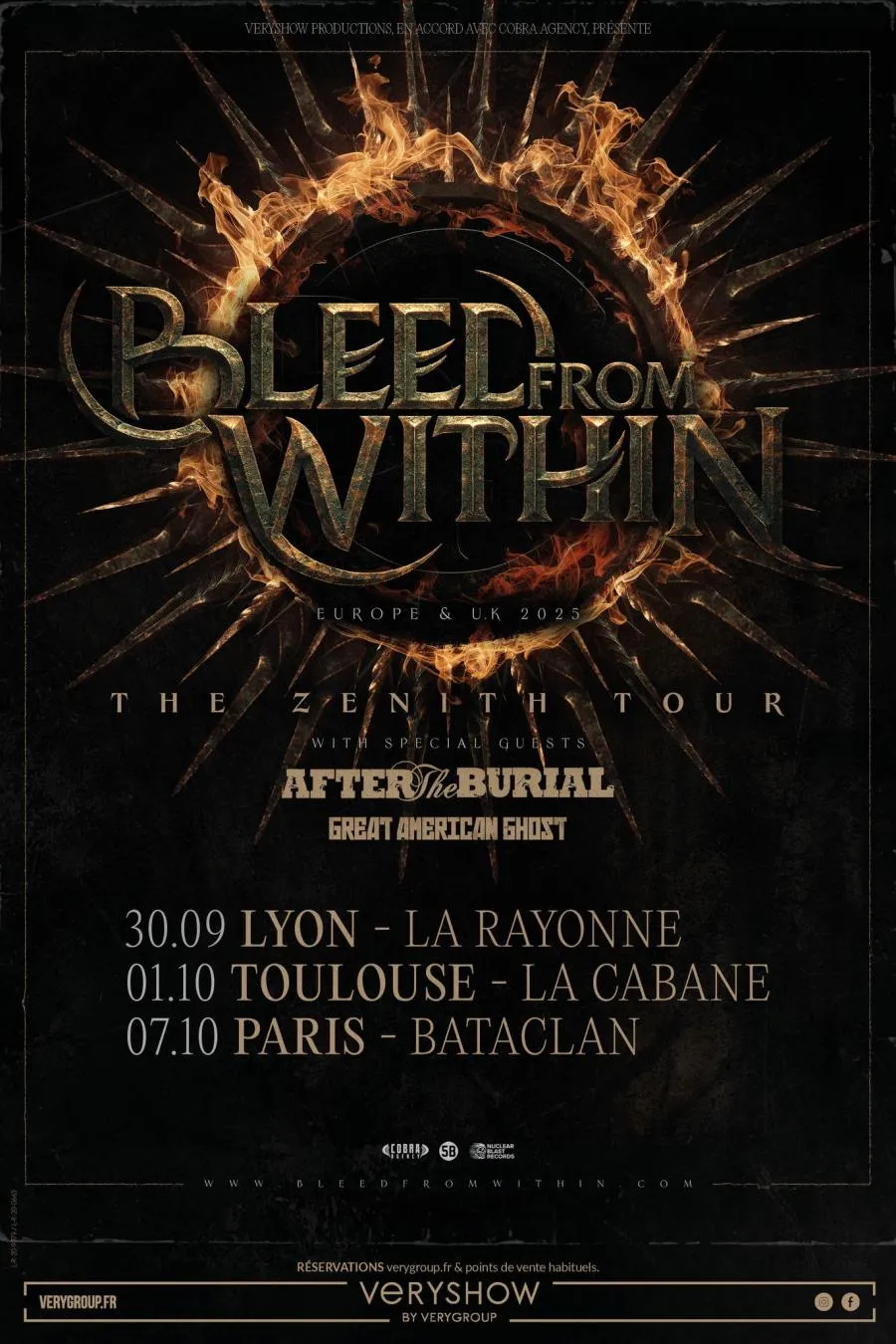 Bleed From Within Bataclan 2025