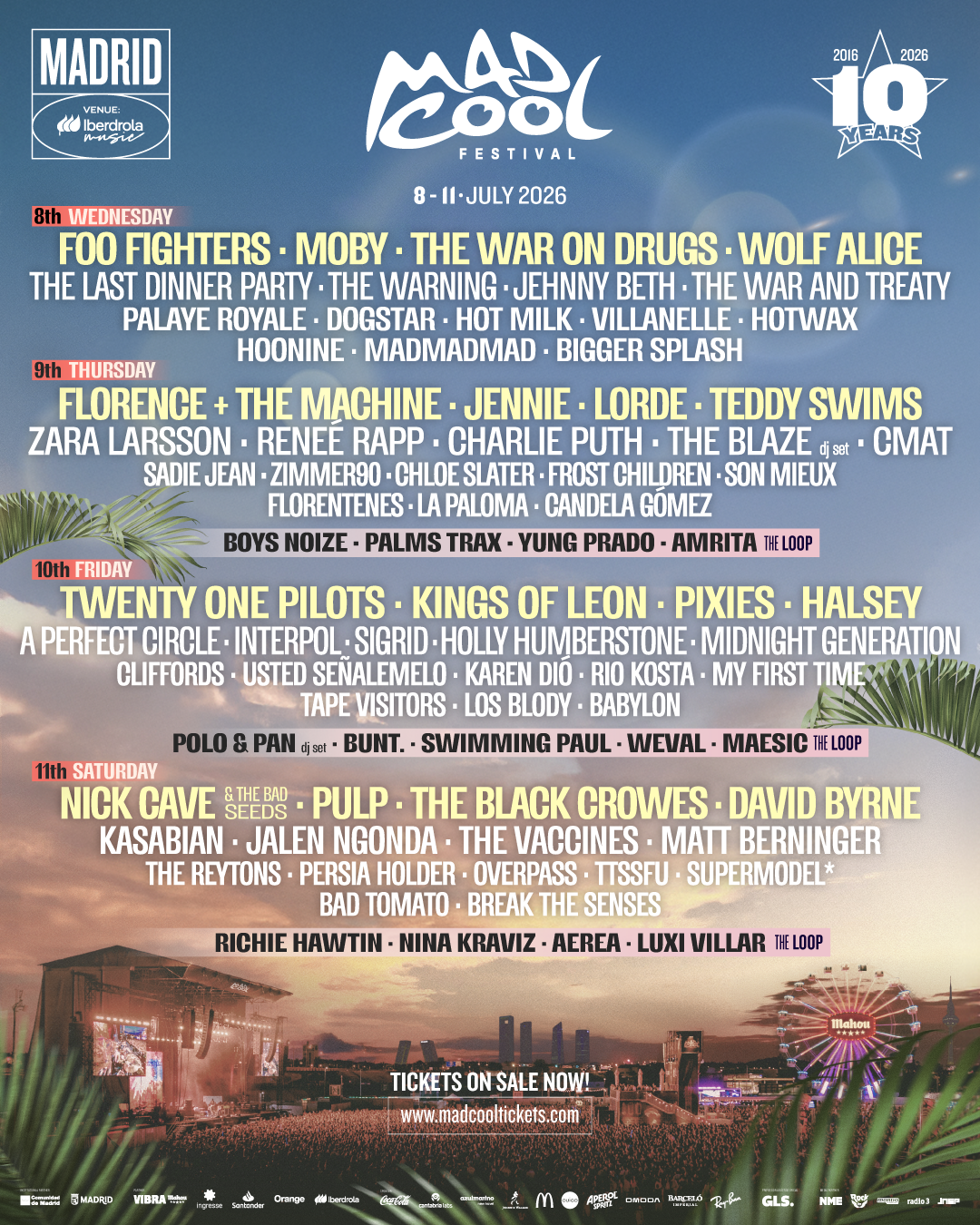 Mad Cool Festival 2026